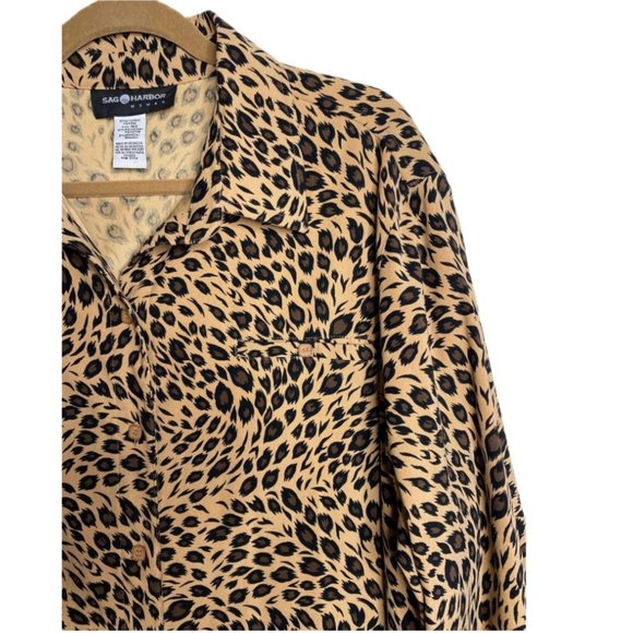 Women 18W Sag Harbor Button down Top - Picture 3 of 5